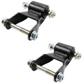 Set of 2 Rear Leaf Spring Shackles for Sierra Silverado 2500 3500 HD (2001–2010)