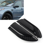 1 Pair Black Fender Vent Grille Louver for Land Rover Discovery Sport (2015–2021)
