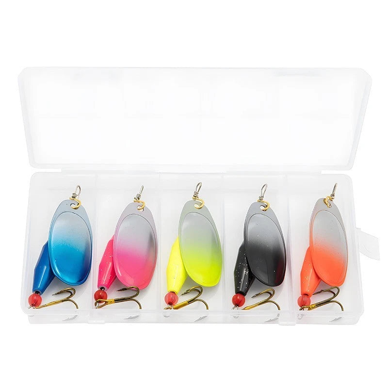 5 Piece Fishing Lure Set for Optimal Swimming Posture