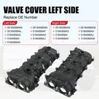 Valve Covers Set with Gasket for Dodge Chrysler 300 Jeep Ram 1500 (2011–2021)