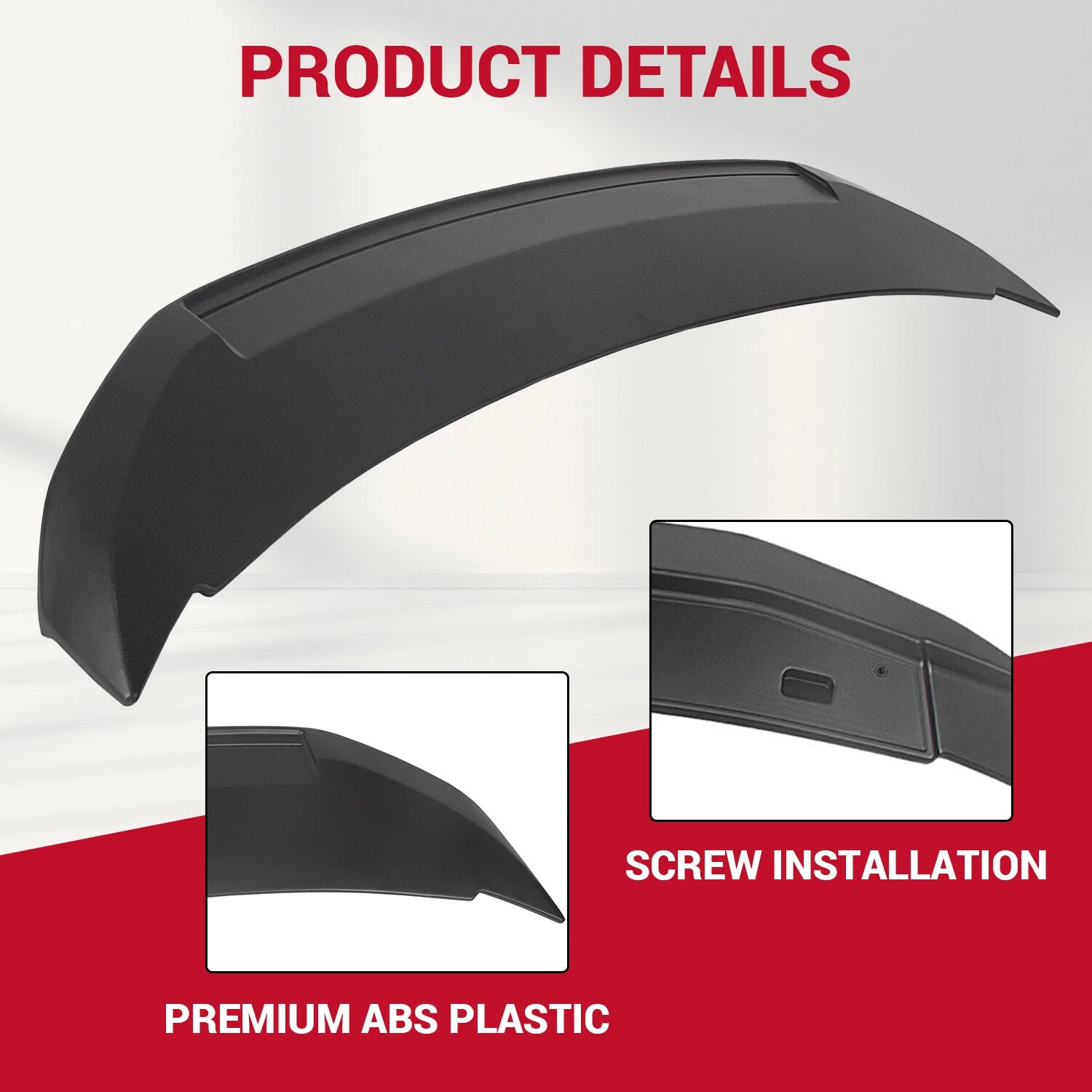 Rear Trunk Spoiler Wing for Ford Mustang Shelby GT500 (2010-2014)