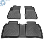 Set of 3 TPE Floor Liners for Chevrolet Malibu (2016–2025) Black Anti-Slip