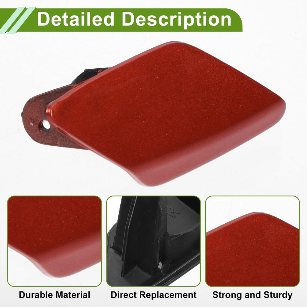 Front Right Washer Nozzle Cover Cap No. 51118060682 for BMW 428i (2014–2016) Red