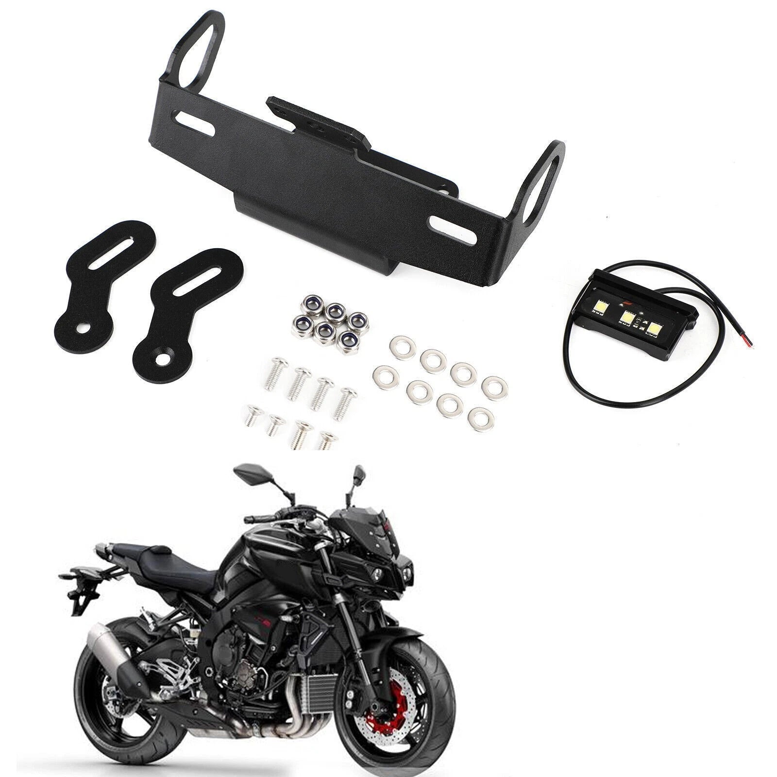 License Plate Holder Frame for Yamaha MT09/MT10/MT07 Tracer (2014–2023)