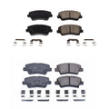 PowerStop Z17 Low-Dust Ceramic Disc Brake Pad Kit for Veloster Forte5 (2012–2019)