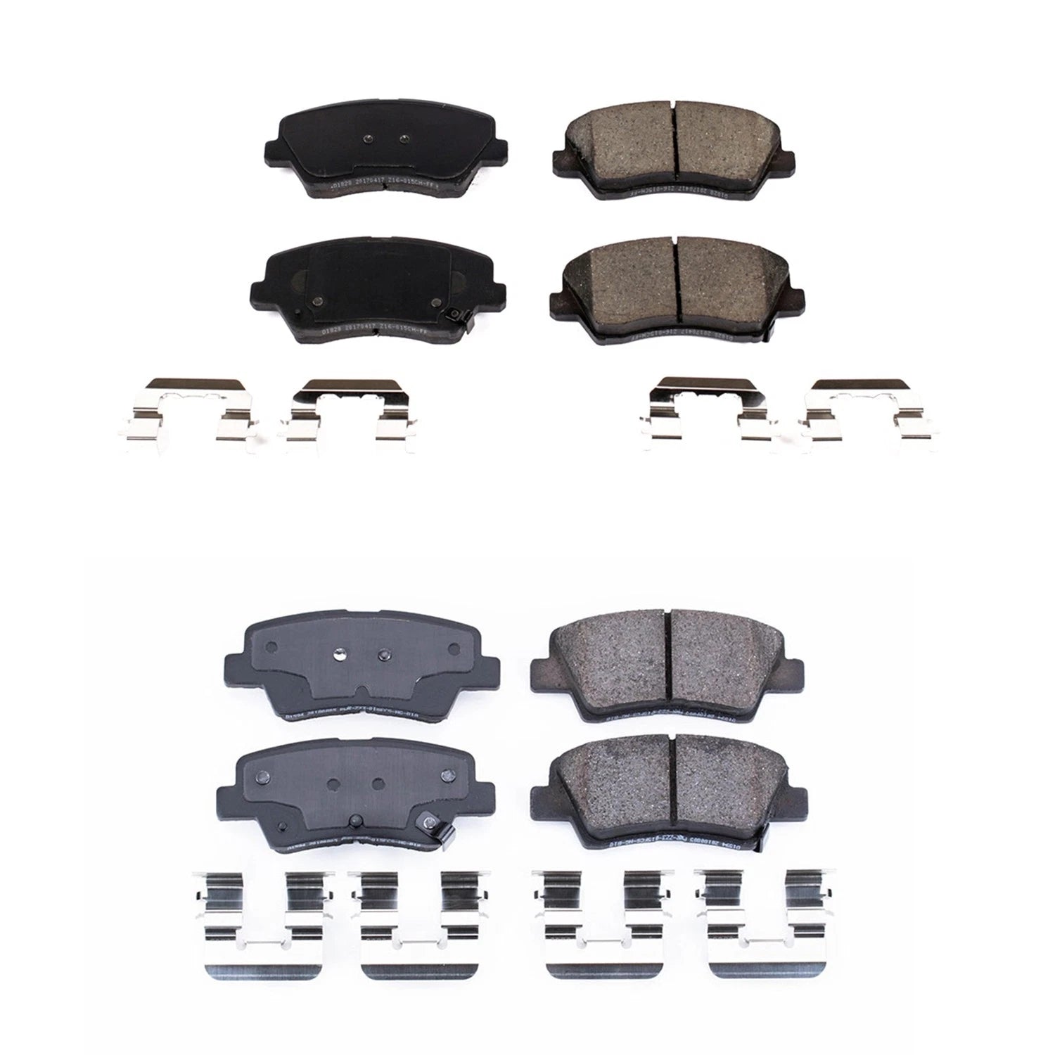 PowerStop Z17 Low-Dust Ceramic Disc Brake Pad Kit for Veloster Forte5 (2012–2019)