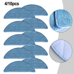 Set of 4 Microfiber Mop Cloths for Tesvor S5 Max (2019–2023)