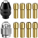 Keyless Drill Chuck Collet Set for Dremel Rotary Tools (Compatible)