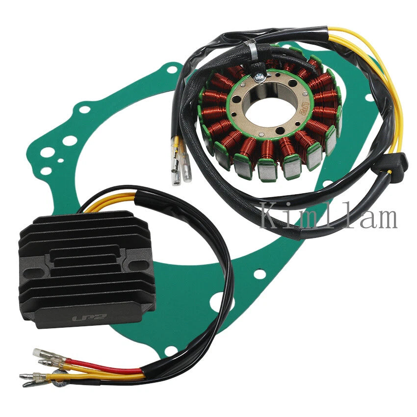 Stator Coil + Regulator Rectifier + Gasket for Suzuki GS450E GS450L GSX400E GS450S (1979–1985)