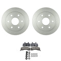 Set of 2 Bosch QuietCast Front Rotors & TRW Pro Low-Met Brake Pads for K2500 Tahoe