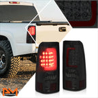 3D LED Bar Tail Light for Chevy Silverado (2003–2007) - Red, Smoked