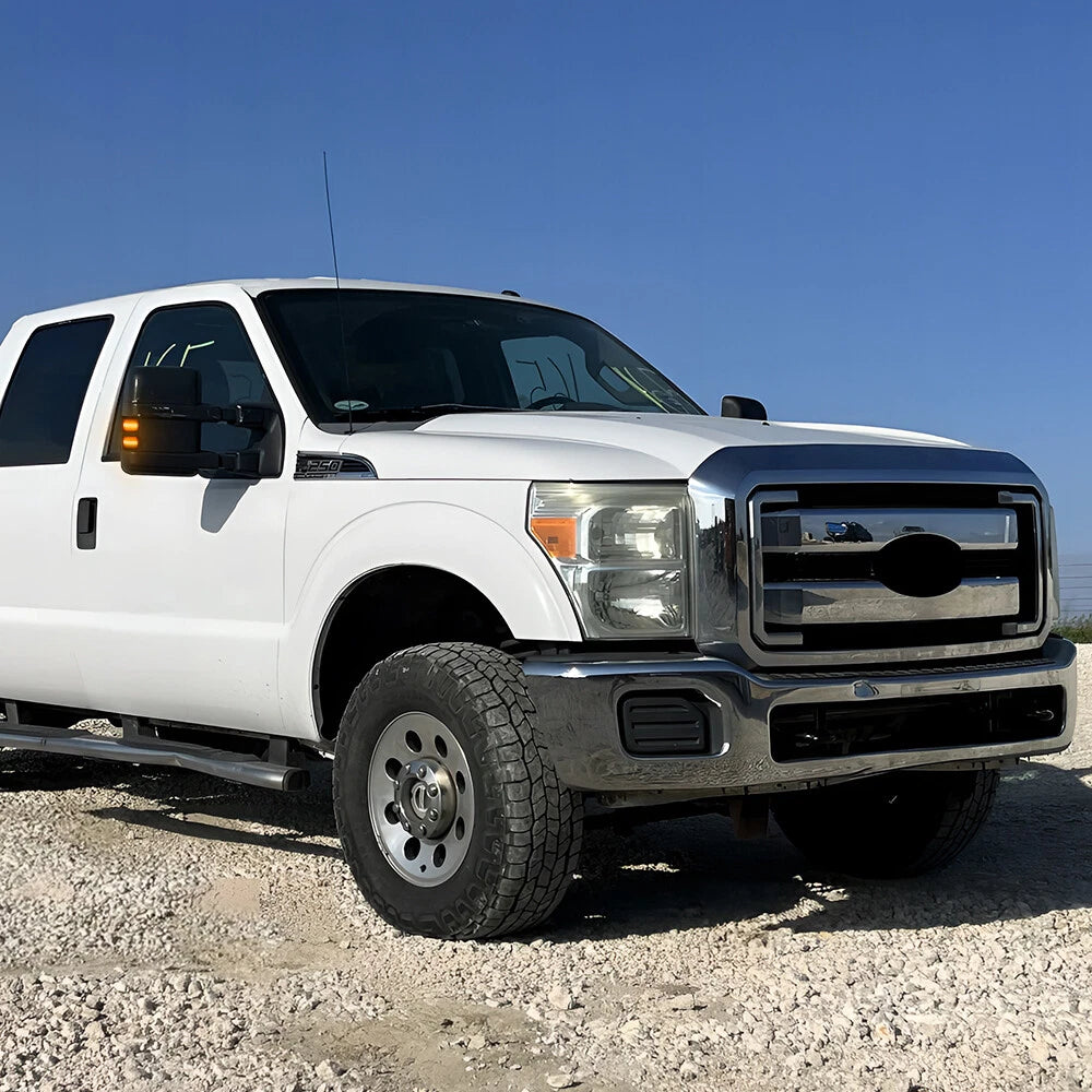 Smoked LED Side Tow Mirror Light for Ford F250-F550 Super Duty (2008–2016)