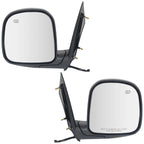 Set of 2 Heated Mirrors for Chevy Savana GMC 2500