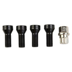 Wheel Locking Bolts 4pc LUG NUTS Silver Stainless Steel