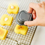6X Cake Shaping Tool Set Black Carbon Steel for Small Desserts