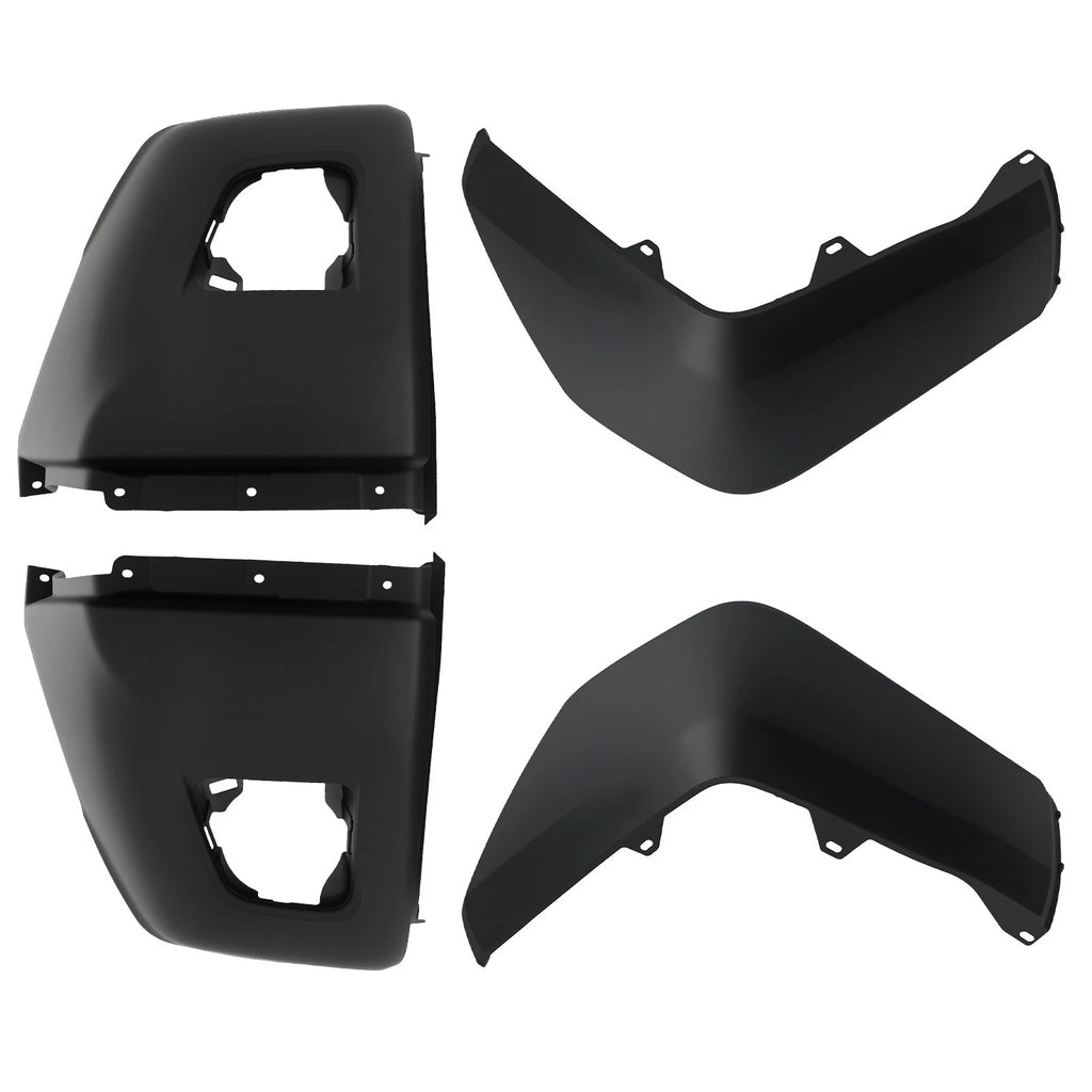 4X Black Bumper End for Toyota Tundra (2014–2021) TO1005182 TO1004182