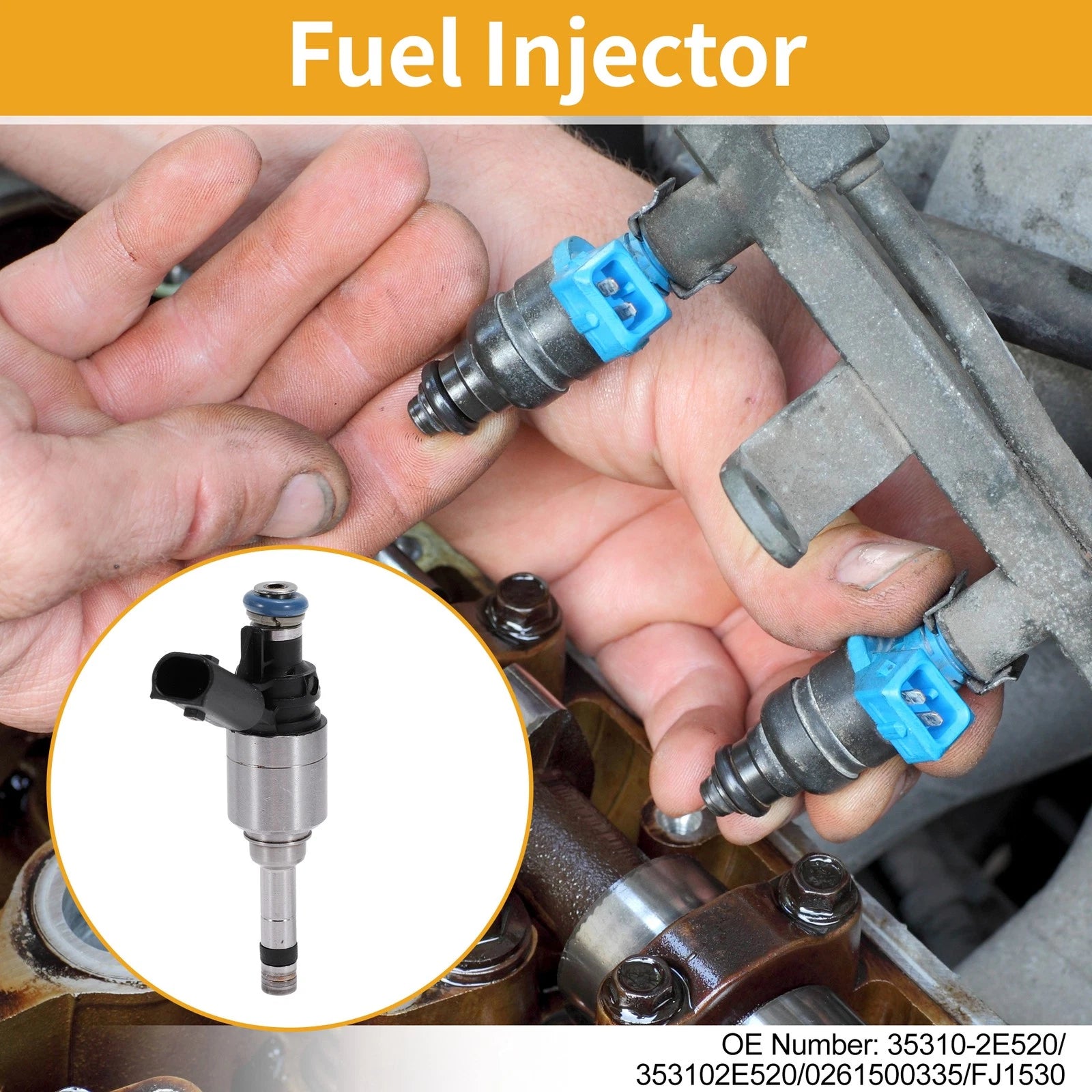 Fuel Injector No. 35310-2E520 for Hyundai Elantra GT (2013–2016)