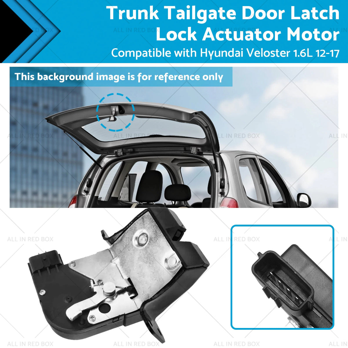 Trunk Tailgate Latch Lock Actuator Motor for Hyundai Veloster (2012–2017)