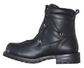 Men's Premium Leather Short Motorcycle Boots for Unik Just for Bikers (10006-M)