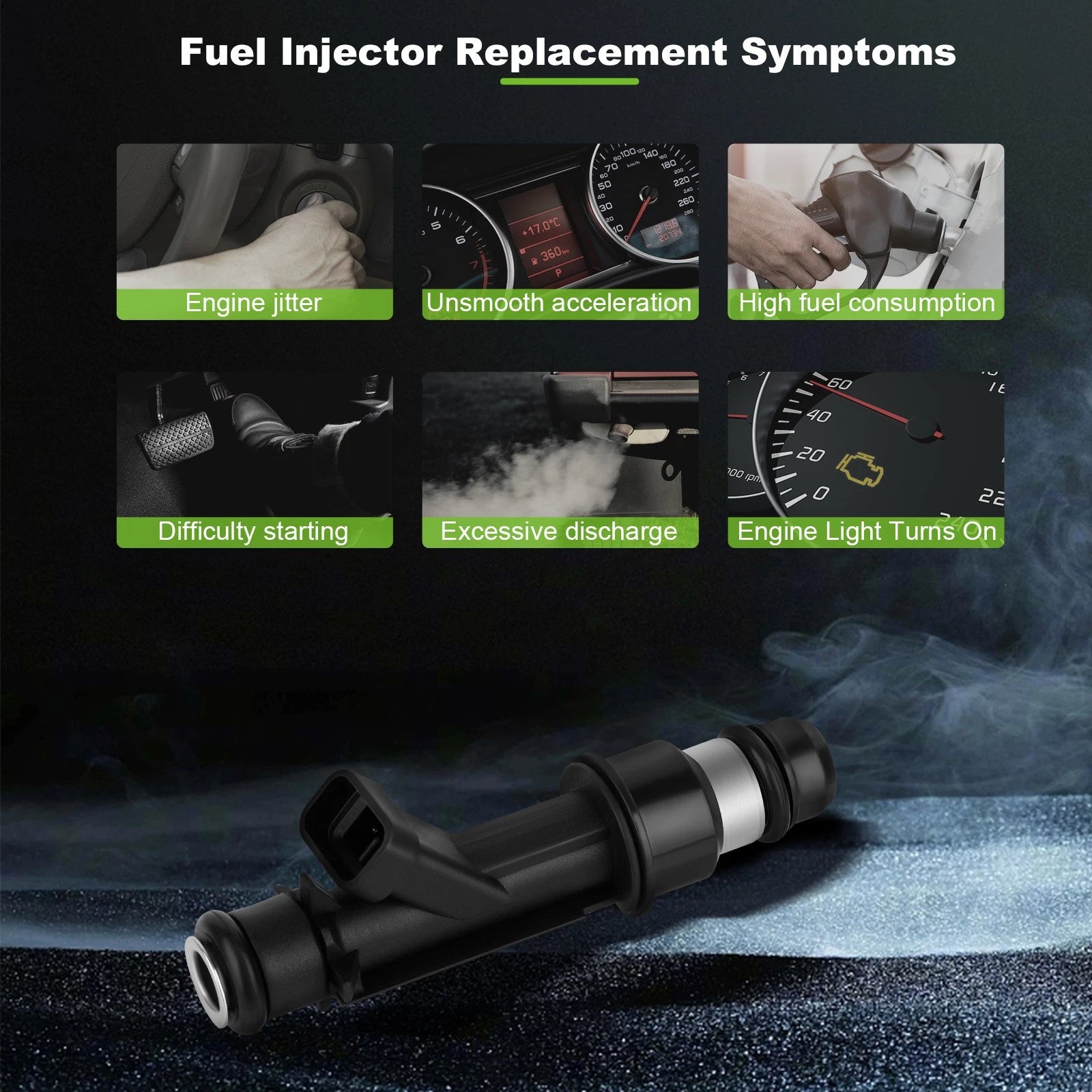 Fuel Injectors for Chevrolet Trailblazer GMC Envoy Buick Rainier 4.2L (2005–2007)