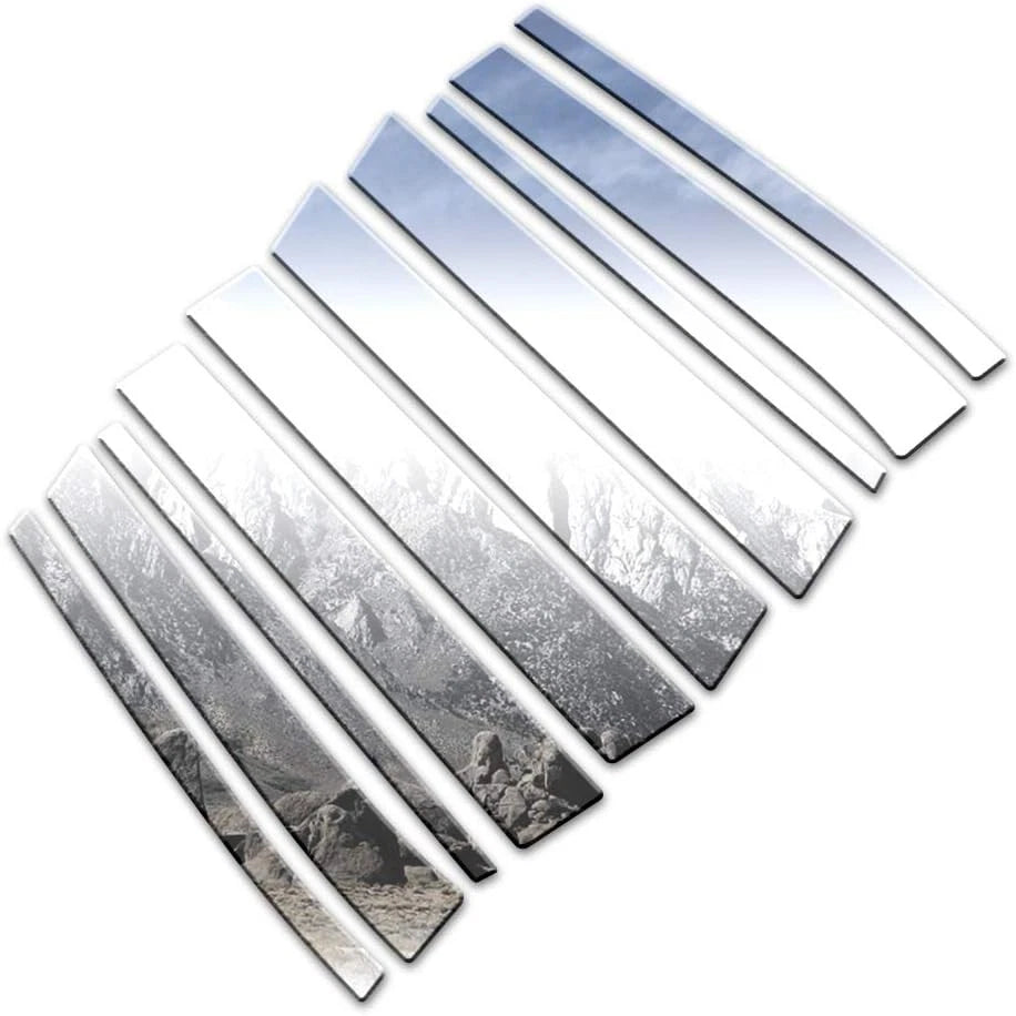 Luxury FX Stainless Steel Pillar Post Trim Set for Volvo XC90 (2007–2014)