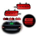 2X Red LED Rear Bumper Reflector Tail Light for Honda CR-V (2015–2016)