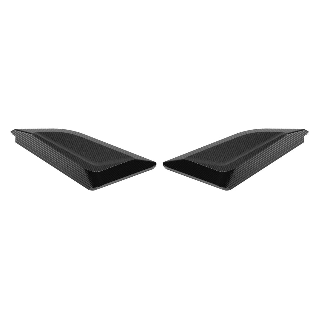 Billet Black Mirror Block Off Plates for Ducati Panigale V4/S/R V2 (2018–2024)