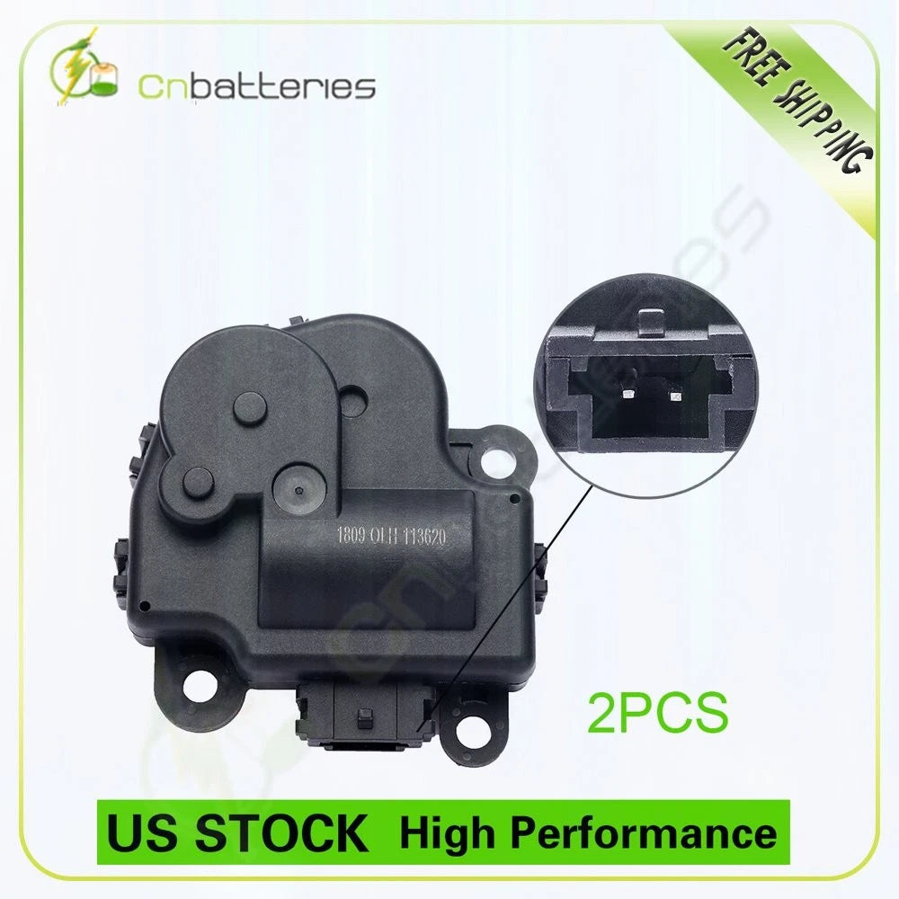 2X HVAC Heater Blend Door Actuator for Chevrolet Impala (2004–2013) 604-108