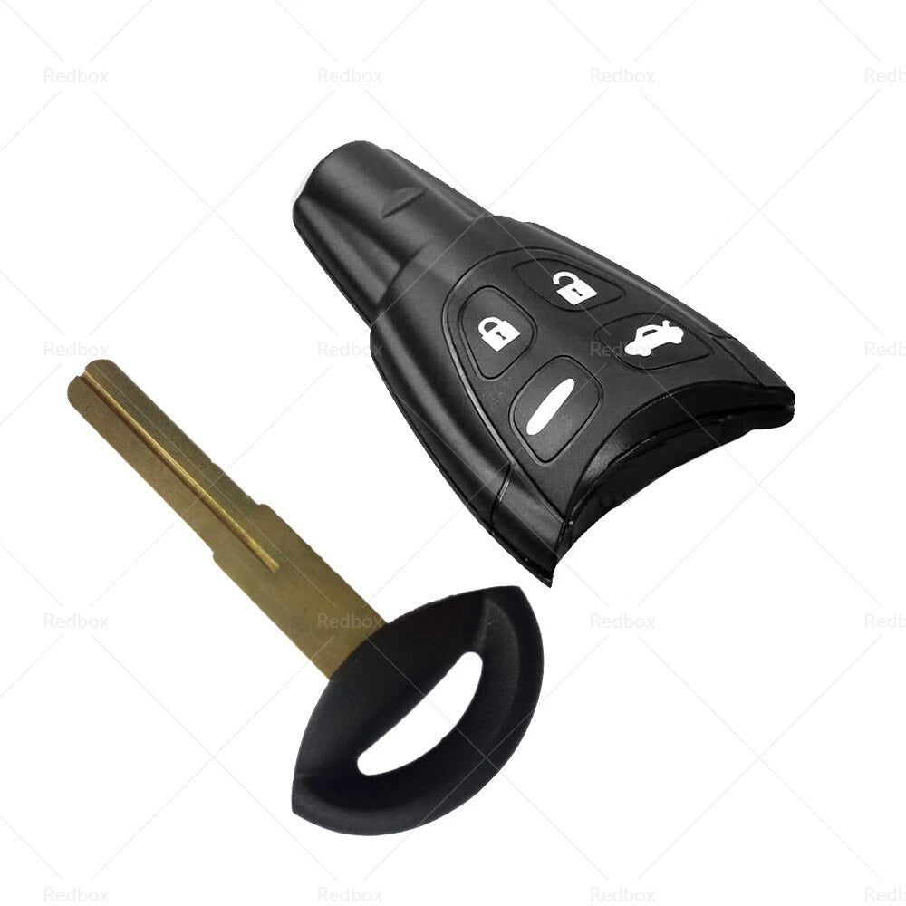 Set of 4 Button Remote Key Shell Case for Saab 93 95 9-3 9-5