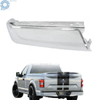 Set of 2 Chrome Rear Bumper Ends for Ford F-150 (2021–2023)