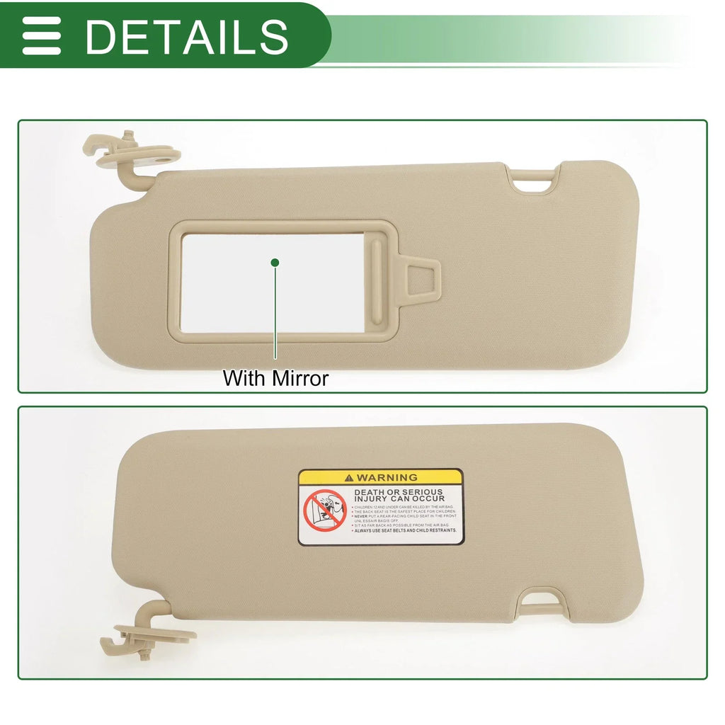 Car Sun Visor for Hyundai Elantra AD 2016-2019 Left Driver Side