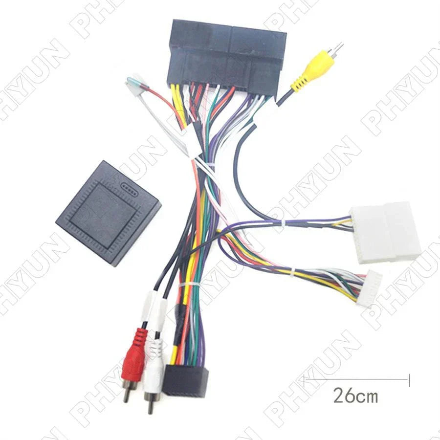 16 Pin Radio Audio Power Cable with Canbus Box for Hyundai Elantra, KIA