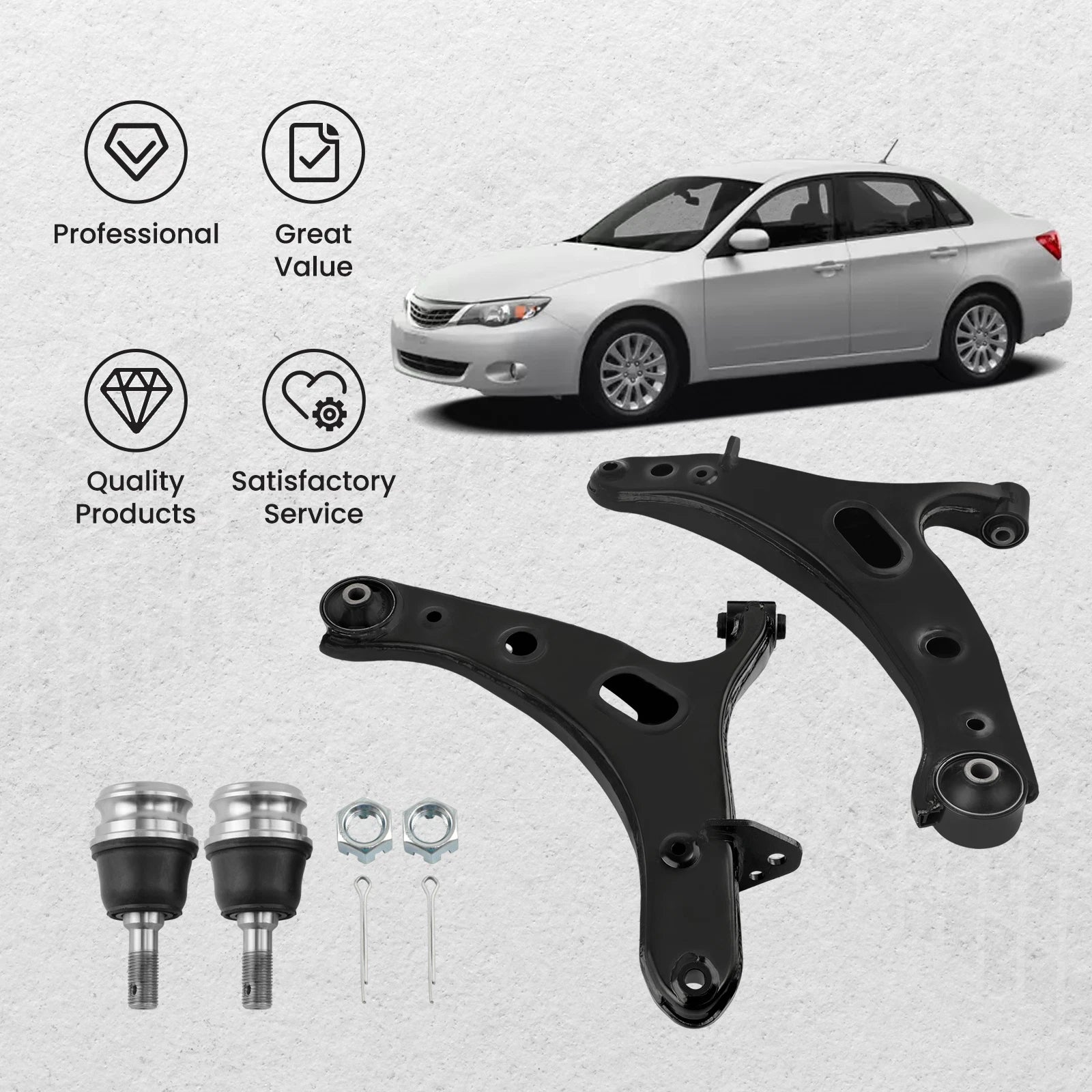 Control Arm Kit for Subaru Legacy Outback (2010–2014) - Front Lower Arms