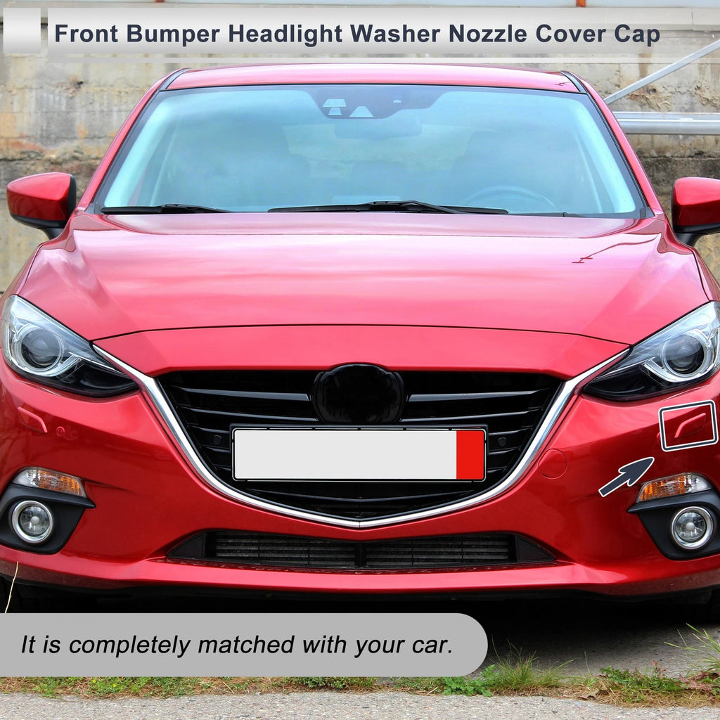 Front Left Headlight Washer Nozzle Cover Cap for Mazda 3 (2004–2009)