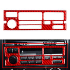 Carbon Fiber Red Radio CD Panel Trim for BMW 3 Series E36 (1994–1996)