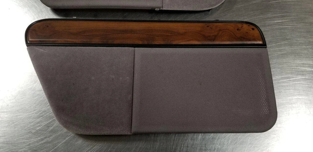 Set of 2 Rear Speaker Covers for 1989–1993 Thunderbird Cougar Tan Wood Accent