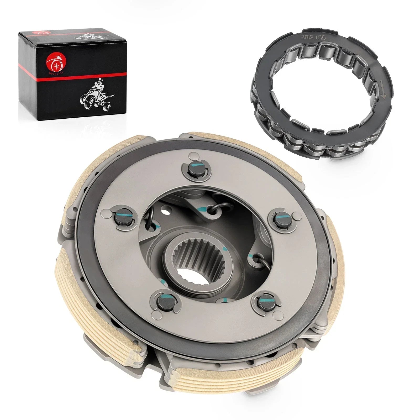 Wet Clutch Centrifugal + One Way Bearing for Honda TRX300 Fourtrax (1988–2000)