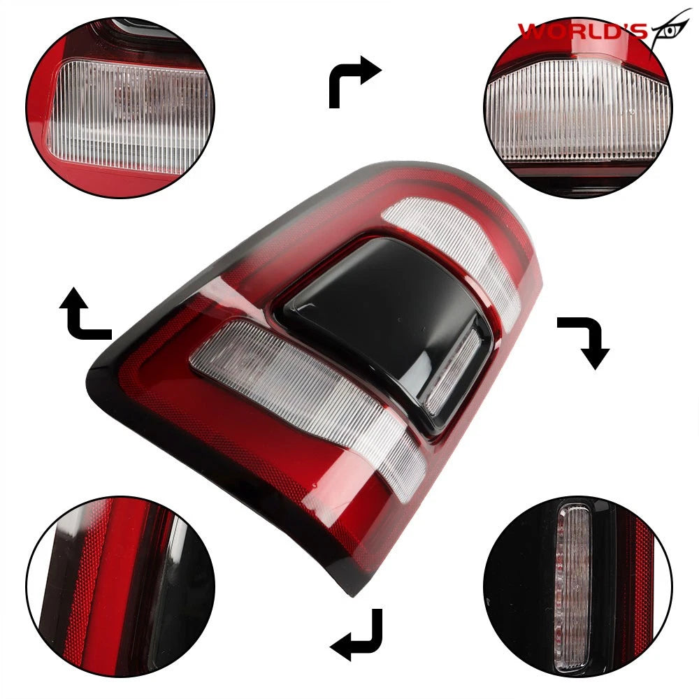 Full LED Tail Light for RAM 1500 (2019–2023) Black Trim LH