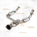 Catalytic Converter Exhaust Pipe for Suburban Silverado Sierra Escalade (1999–2005)