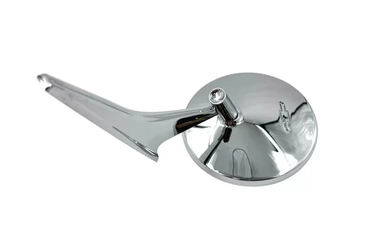 Chrome Outside Door Mirrors Left Right Replacement for 1966–1968 Chevy Chevelle & El Camino