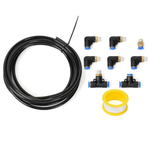 10PC Air Hose Pipe Tube Kit for Push to Connect Fittings
