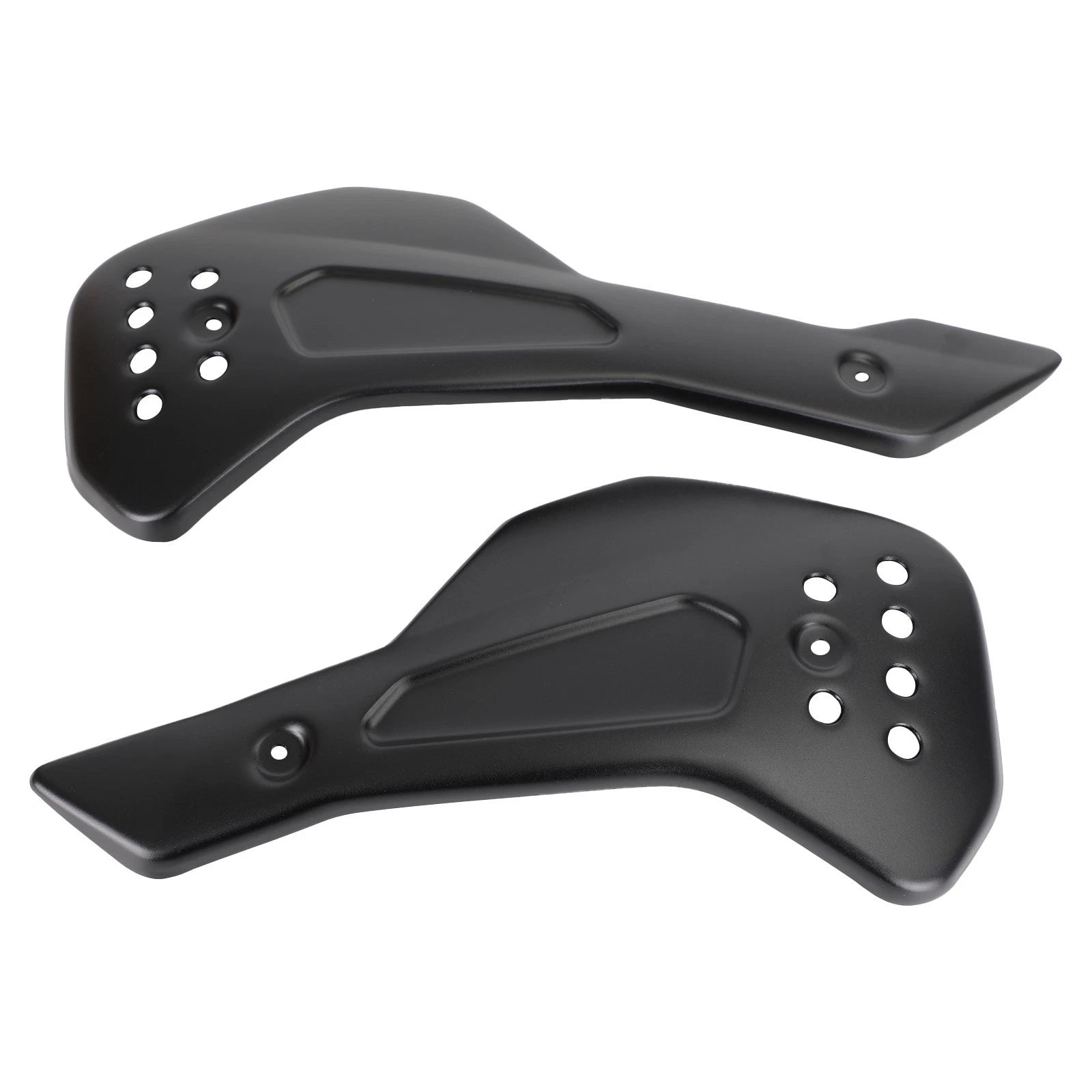 Lower Engine Belly Protection Plates for Trident 660 (2021) - Black