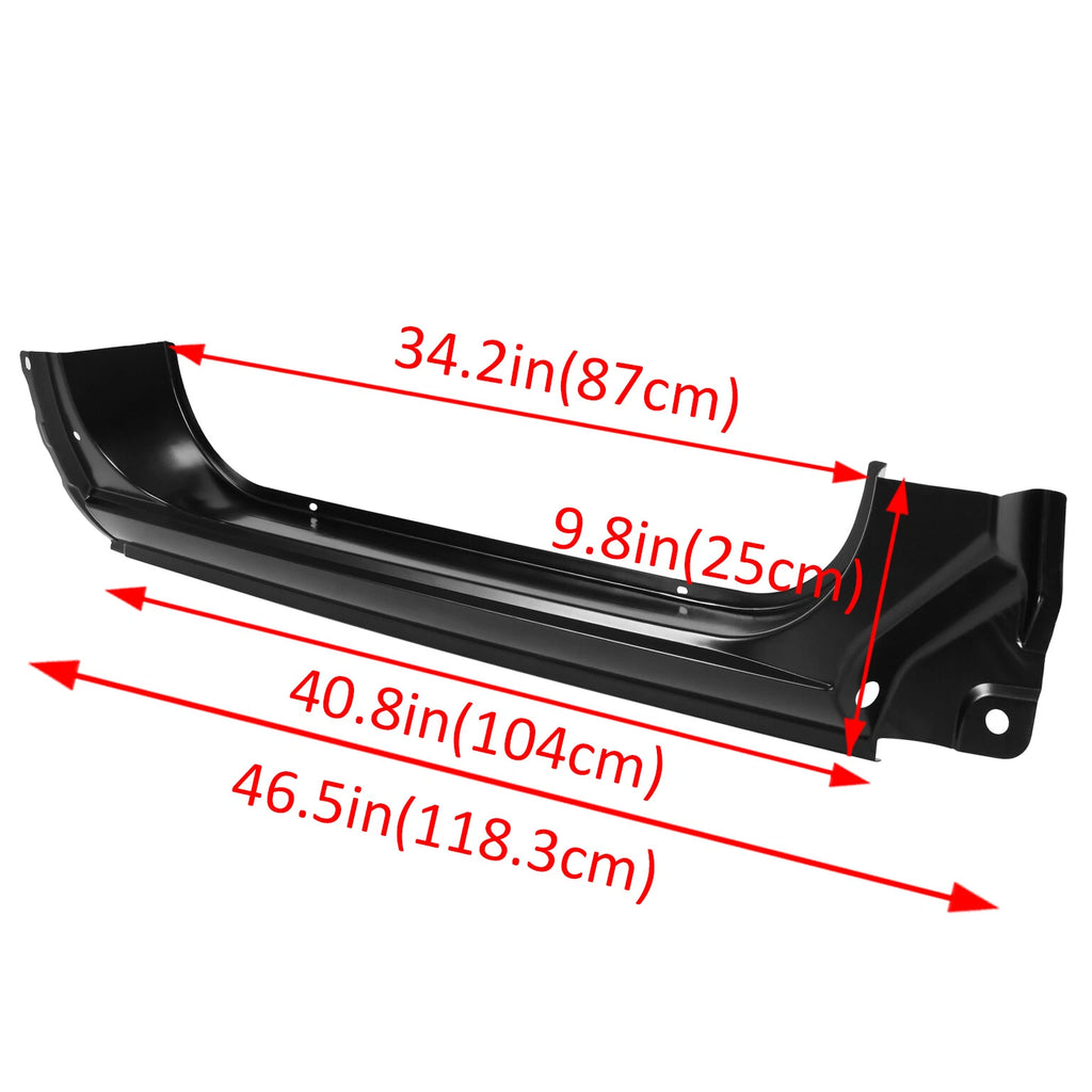 Outer Right Passenger Rocker Panel for Chevy GMC C/K Pickup (1973–1987)