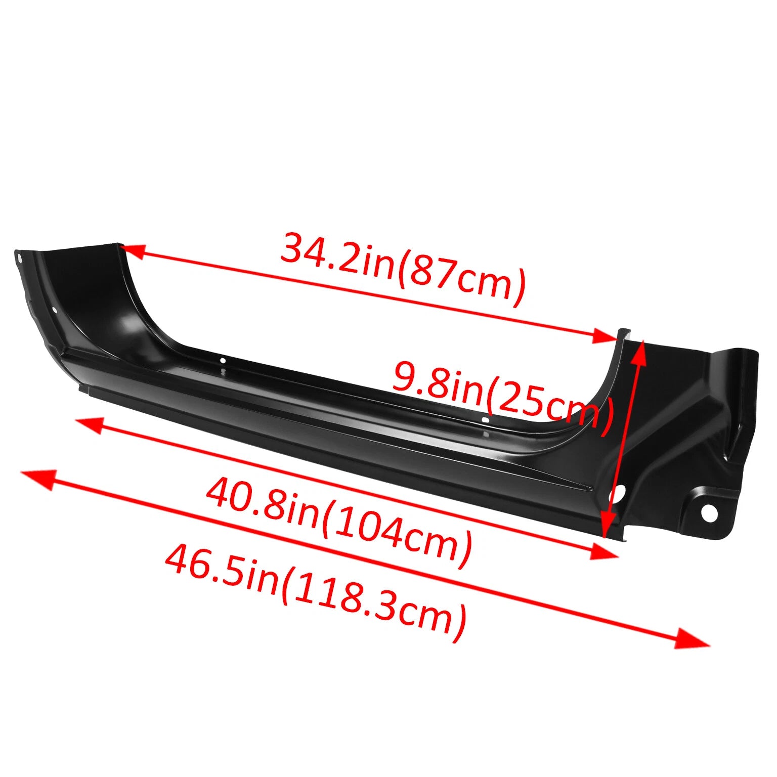 Outer Right Passenger Rocker Panel for Chevy GMC C/K Pickup (1973–1987)
