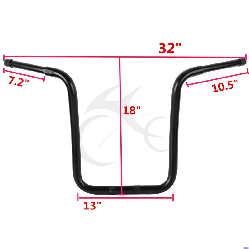 Ape Hanger Handlebar for Harley Sportster XL (18", 1-1/4")