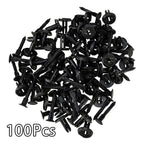 100 x 6mm Bumper Bonnet Trim Clips for Universal Vehicles