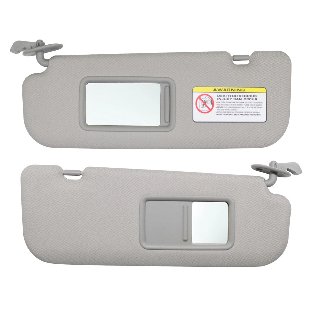 Set of 2 Sun Visors for Hyundai Veloster (2012–2015) Gray