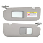 Set of 2 Sun Visors for Hyundai Veloster (2012–2015) Gray