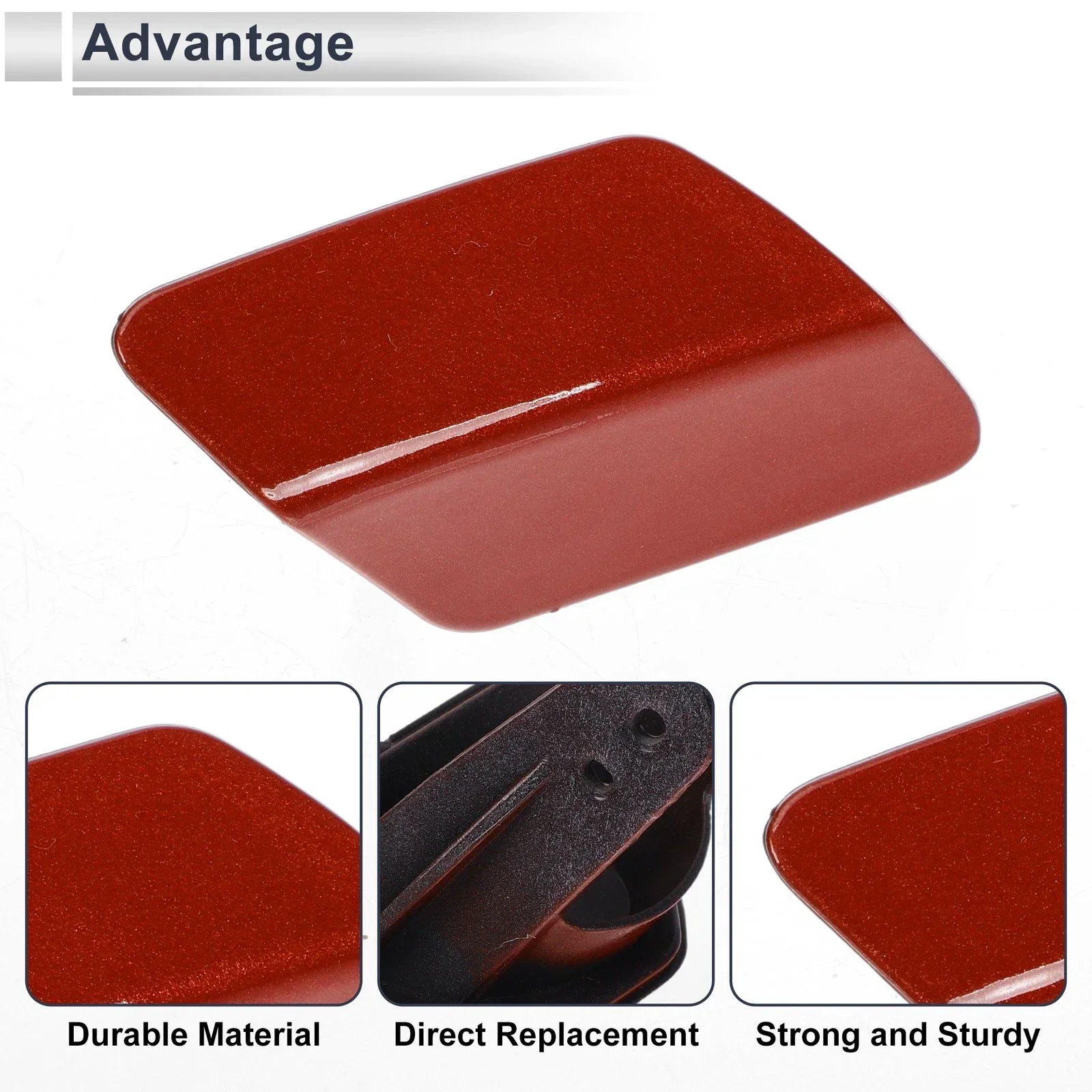 Front Right Side Bumper Headlight Washer Nozzle Cover Cap for BMW 320i