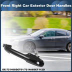 Front Right Door Handle No. 72140SDET01 for Honda Accord (2003–2007) Black